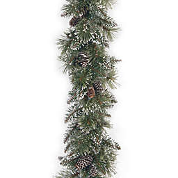 National Tree Company 6-Foot 10-Inch Glittery Bristle Pine Garland