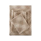 Alternate image 1 for True North by Sleep Philosophy Inverness Angle Flannel Queen Sheet Set in Tan