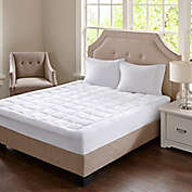 Madison Park Cloud Soft Queen Mattress Pad in White