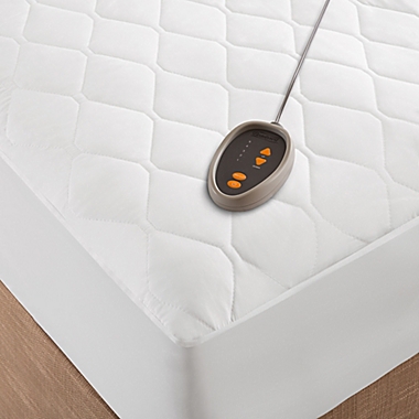 Beautyrest&reg; Microfiber Heated Mattress Pad with 3M Scotchgard. View a larger version of this product image.