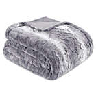 Alternate image 0 for Madison Park&reg; Zuri Faux Fur Oversized Bed Throw Blanket in Grey