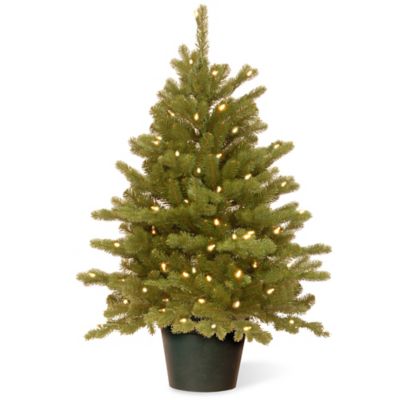 cheap pre lit christmas tree