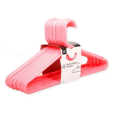 SALT&trade; Heavyweight Hangers in Pink (Set of 12)