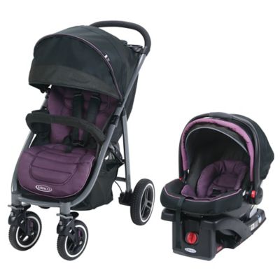 purple baby stroller travel system