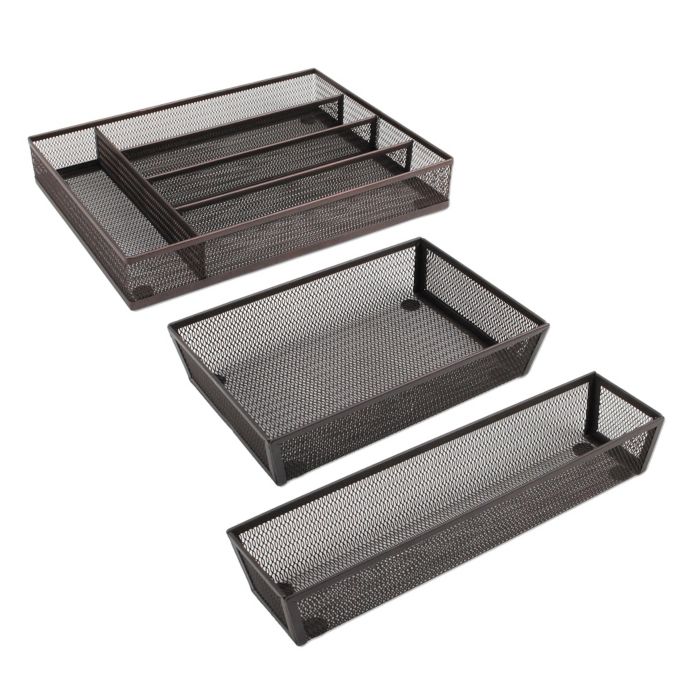 ORG Kitchen Drawer Organizer Collection in Bronze Bed Bath & Beyond