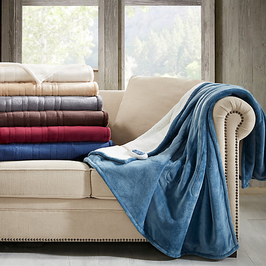 Alternate image 1 for Woolrich® Plush Berber Heated Throw Blanket