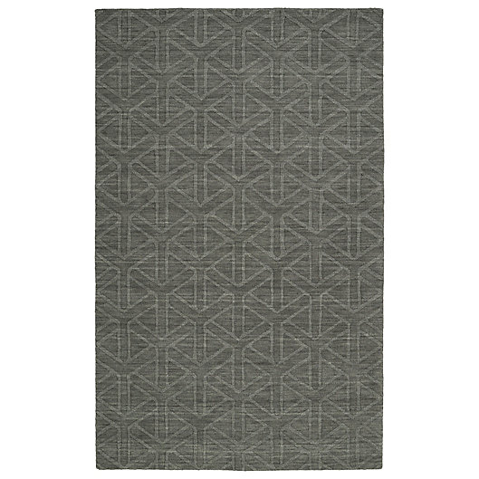 8' x 11' Kaleen Imprints Modern Hand-Tufted Area Rug Light Brown