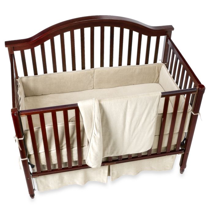 Organic Cotton Velour 4Piece Crib Set in Natural Bed Bath & Beyond