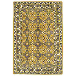 Kaleen Middleton Mosaic 2-Foot x 3-Foot Accent Rug in Gold