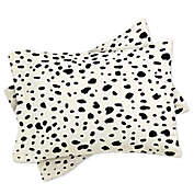 Deny Designs Rebecca Allen Miss Monroes Dalmatian King Pillow Shams (Set of 2)