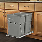 Alternate image 0 for Rev-A-Shelf&reg; Double Pull-Out Waste Containers in Metallic Silver