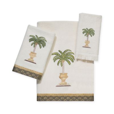 palm tree dish towels
