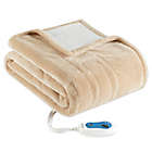 Alternate image 0 for Beautyrest&reg; Heated Snuggle 50-Inch x 64-Inch Electric Wrap in Tan