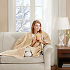 Alternate image 1 for Beautyrest&reg; Heated Snuggle 50-Inch x 64-Inch Electric Wrap in Tan