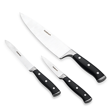 Cuisinart&reg; Classic Triple Rivet 3-Piece Cutlery Starter Set. View a larger version of this product image.
