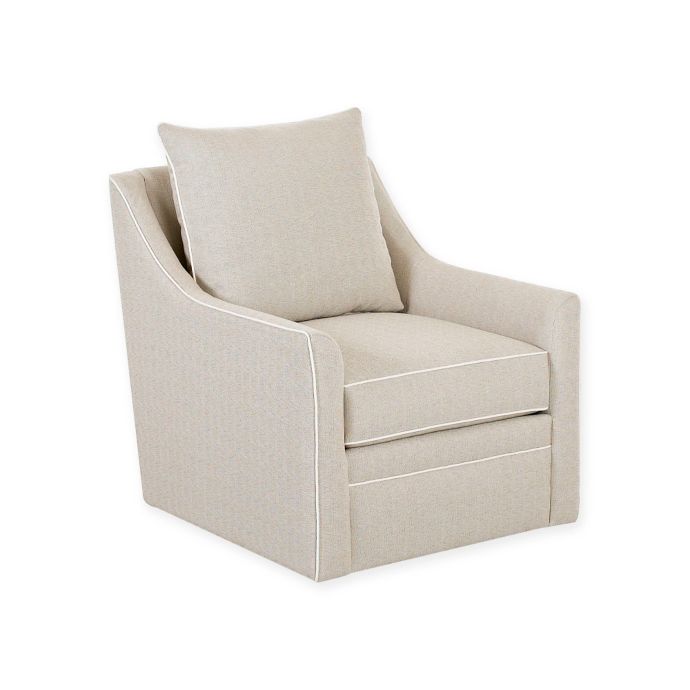 Klaussner® Larkin Swivel Chair in Beige | Bed Bath & Beyond