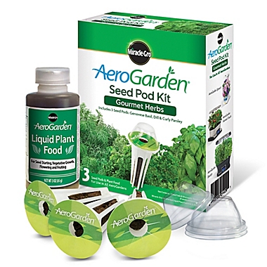 Miracle-Gro&reg; AeroGarden&trade; Gourmet Herbs Seeds 3-Pod Kit. View a larger version of this product image.