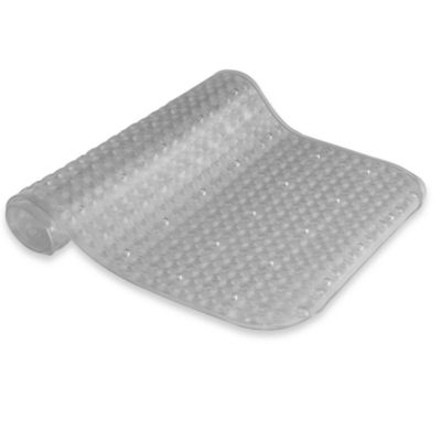 clear plastic bath mats