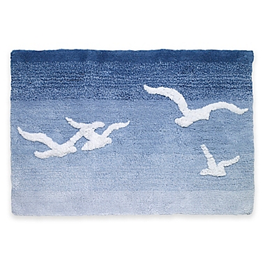 Avanti Seagulls 20-Inch x 30-Inch Bath Rug. View a larger version of this product image.