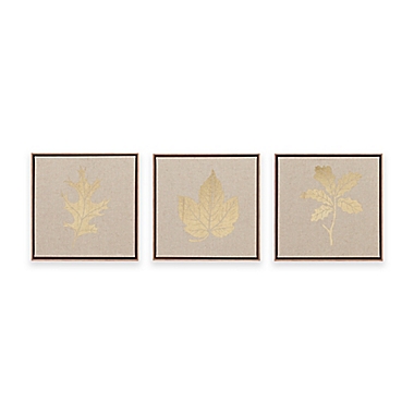 Madison Park Golden Harvest 12-Inch x 12-Inch Framed Canvas Wall Art (Set of 3). View a larger version of this product image.