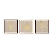 Madison Park Golden Harvest 12-Inch x 12-Inch Framed Canvas Wall Art (Set of 3)