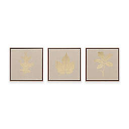 Madison Park Golden Harvest 12-Inch x 12-Inch Framed Canvas Wall Art (Set of 3)
