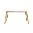 Alternate image 3 for Forest Gate Lisa Mid-Century Modern Dining Table in White/Natural