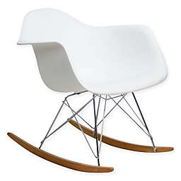 Modway Rocker Lounge Chair in White