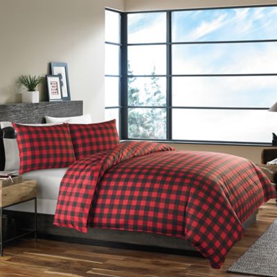 Eddie Bauer&reg; Mountain Plaid Comforter Set in Red