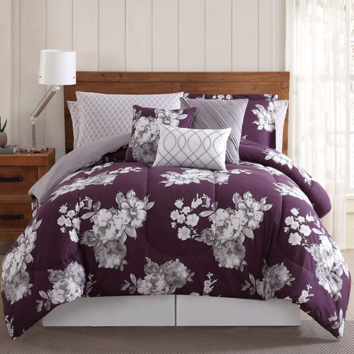 Peony Garden 12 Piece Comforter Set Bed Bath Beyond