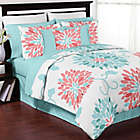 Alternate image 0 for Sweet Jojo Designs Emma Bedding Collection in White/Turquoise