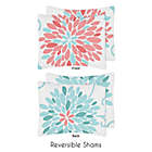 Alternate image 2 for Sweet Jojo Designs Emma Bedding Collection in White/Turquoise