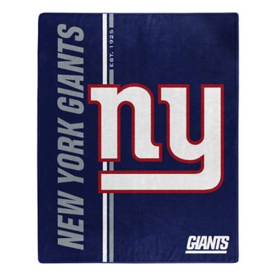 NFL New York Giants Royal Plush Raschel Throw