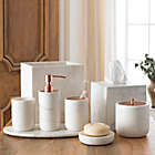 Alternate image 1 for Kassatex Pietra Bath Accessory Collection in White