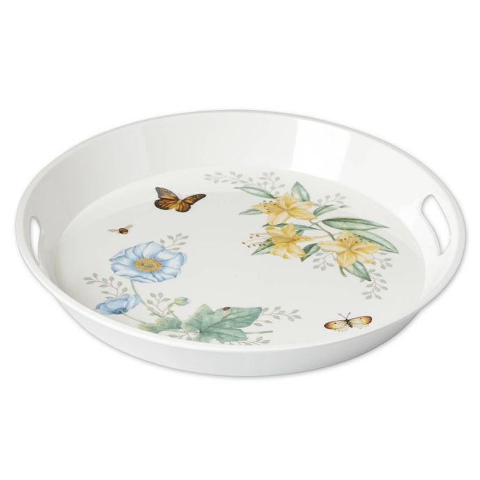 Lenox® Butterfly Meadow® Melamine Round Tray Bed Bath and Beyond Canada