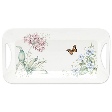 Lenox&reg; Butterfly Meadow&reg; Melamine Hors D&#39;oeuvres Tray. View a larger version of this product image.