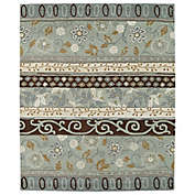 Kaleen Taj Colage 5-Foot x 7-Foot 9-Inch Wool Rug in Mint