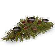 National Tree Company 2-Foot 5-Inch Pine Cone Centerpiece and Candle Holder