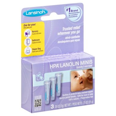 Lansinoh&reg; 3-Count 0.25 oz. Nipple Cream Minnis. View a larger version of this product image.