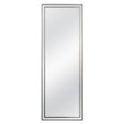 Alternate image 0 for Beaded 56.25-Inch x 19.75-Inch Over the Door Mirror in Antique Pewter