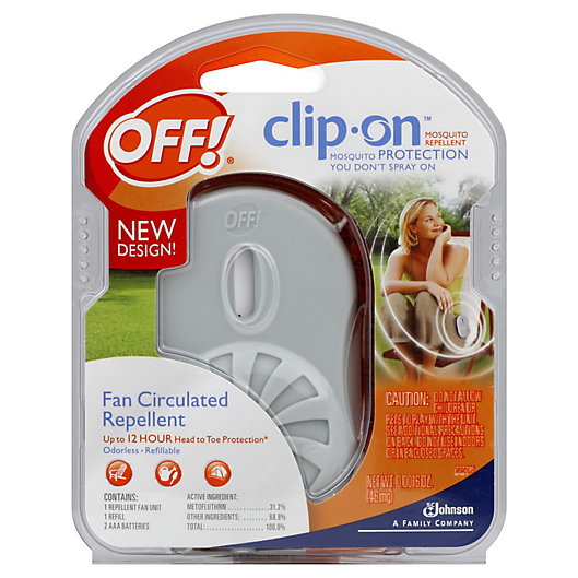 Alternate image 1 for OFF!® Refillable Clip-On Mosquito Repellent with Fan