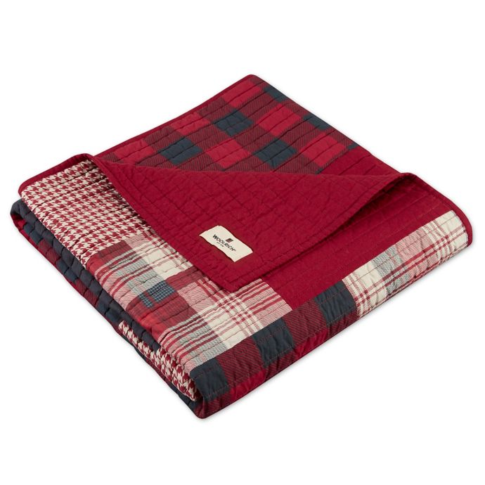 Woolrich® Sunset Quilted Throw Blanket in Red Bed Bath and Beyond Canada