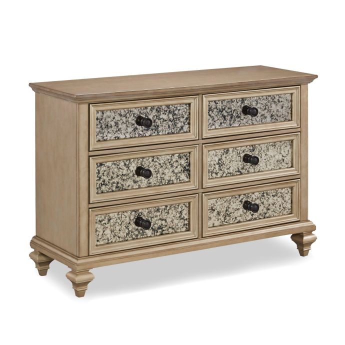 Home Styles Visions 6 Drawer Dresser In Silver Bed Bath Beyond
