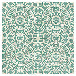 Kaleen Tara Delphi 3-Foot 9-Inch Square Accent Rug in Mint