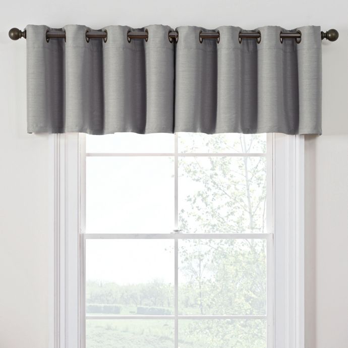 grommet top tailored valance