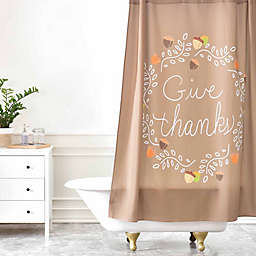 Deny Designs Lisa Argyropoulos Giving Thanks Shower Curtain