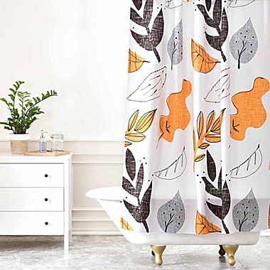 Deny Designs Mummysam Fall Leaves Shower Curtain. View a larger version of this product image.