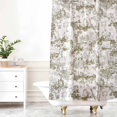 vintage floral shower curtains