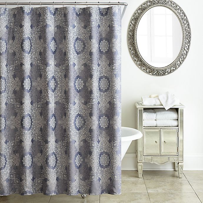 Waterford Veranda Shower Curtain In, Thistle Shower Curtain