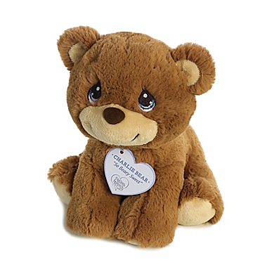 Aurora World Precious Moments&reg; 8.5-Inch Charlie Bear in Brown. View a larger version of this product image.